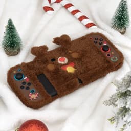 GeekShare Case For Nintendo Switch Kawaii Plush Bear Shell NS Joy-con Split Design Cover Switch Game Console Protective Cases