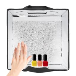 SH 30cm Photography Tabletop Lightbox with 6pc Color Backgrounds Desktop Portable Photo Studio Light Box Soft Shooting Tent Box