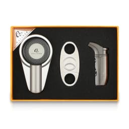 GALINER Puro Travel Ashtray Home Torch Jet Flame Cigar Lighter Smoking Accessories Tobacco Cigar Cutter Charuto Gadgets