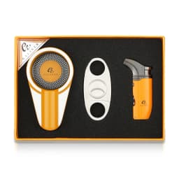 GALINER Puro Travel Ashtray Home Torch Jet Flame Cigar Lighter Smoking Accessories Tobacco Cigar Cutter Charuto Gadgets