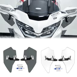 Panical Hand Guard Deflector Mount Tint Mirror Wind Case Upper Air Deflector Deflectors For Honda Goldwing GL1800 F6B 2018-2024