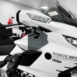 Panical Hand Guard Deflector Mount Tint Mirror Wind Case Upper Air Deflector Deflectors For Honda Goldwing GL1800 F6B 2018-2024