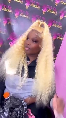 613 Blonde Lace Front Wig 13X6 Hd Lace Frontal Wig Curly Lace Front Human Hair Wig 13X4 Deep Wave Frontal Wigs For Women