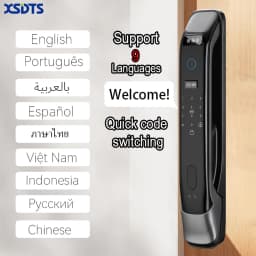 Biometric Infrared 3C Face Real-time intercom Palmar vein Smart Door Lock Fingerprint Password Electronic Key Card APP Unlock