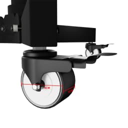 Foldable Light Stand Floor-Mounted Pulley Movement Metal Tripod Photography Fill Spot Light Softbox Photo Studio Wheels Base