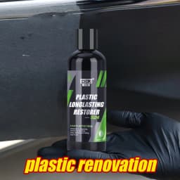 Plastic Restore Agent Long-Lasting Back To Black Gloss Shiny Leather Exterior Repair Refurbishment Paste for Auto HGKJ S24