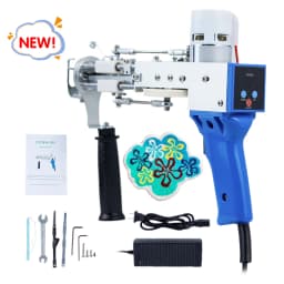 Tufting Gun 2 IN 1 Electric Carpet Tufting Gun Can Do Both Cut Pile and Loop Pile Hand Gun Carpet Weaving Flocking Power Tools