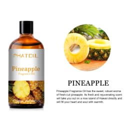 PHATOIL 100ml Coconut & Vanilla Fragrance Oils for Candles Soap Making DIY Aroma Peach Lime Strawberry Mango Cherry Watermelon