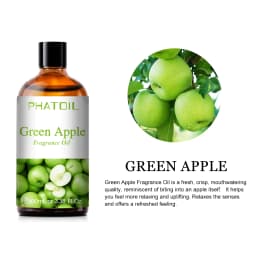 PHATOIL 100ml Coconut & Vanilla Fragrance Oils for Candles Soap Making DIY Aroma Peach Lime Strawberry Mango Cherry Watermelon