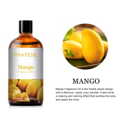 PHATOIL 100ml Coconut & Vanilla Fragrance Oils for Candles Soap Making DIY Aroma Peach Lime Strawberry Mango Cherry Watermelon