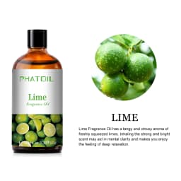 PHATOIL 100ml Coconut & Vanilla Fragrance Oils for Candles Soap Making DIY Aroma Peach Lime Strawberry Mango Cherry Watermelon