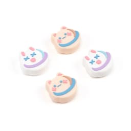 GeekShare Thumb Grips Caps Shiba Inu Silicone NS OLED Handle Rocker Protective Cover for Nintendo Switch Lite Joystick Caps
