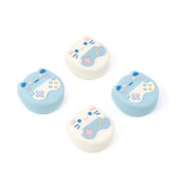 GeekShare Thumb Grips Caps Shiba Inu Silicone NS OLED Handle Rocker Protective Cover for Nintendo Switch Lite Joystick Caps