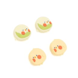 GeekShare Thumb Grips Caps Shiba Inu Silicone NS OLED Handle Rocker Protective Cover for Nintendo Switch Lite Joystick Caps