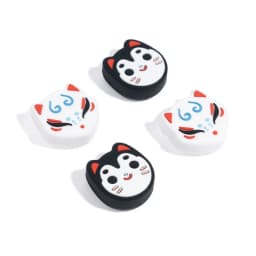 GeekShare Thumb Grips Caps Shiba Inu Silicone NS OLED Handle Rocker Protective Cover for Nintendo Switch Lite Joystick Caps