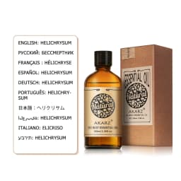 AKARZ Helichrysum Essential Oil Natural Antiinflammatory Anti-aging Relieve Depression Helichrysum Oil
