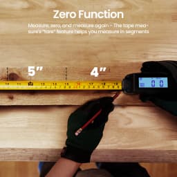 MiLESEEY 2-in-1Digital Reading Tape measure DT20 5m Rechargeable Measurement Tool, for Distance/Area/Volume