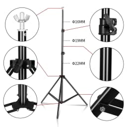 2X2M 2X3M 2.6X3M Background Stand Photography Photo Studio Green Screen Backdrops Chromakey Support System Frame Chroma Video