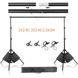 2X2M 2X3M 2.6X3M Background Stand Photography Photo Studio Green Screen Backdrops Chromakey Support System Frame Chroma Video