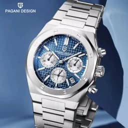 PAGANI DESIGN PD1707 Men's Quartz Watches 40MM Stainless Steel Sapphire Glass Top Brand Watch Gift for Men Reloj Hombre 2024 New