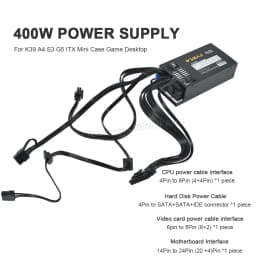 New PC Power Supply 400W 600W Full Modular 1U Mini Flex ATX PSU For K39 A4 S3 G5 ITX Mini Case Game Desktop 110-264V ENP-7660B