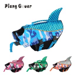 Shiny Dog Swimming Wear Safety Clothes Vest Swimming Suit Outdoor Pet Dog Float Life Jacket Vest XS-2XL