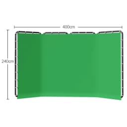SH 240x400cm Background Stand Frame With Photography Green Screen Backdrops Photography Background For Living Video Recording