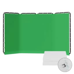 SH 240x400cm Background Stand Frame With Photography Green Screen Backdrops Photography Background For Living Video Recording