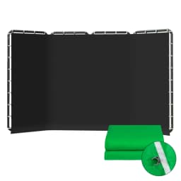 SH 240x400cm Background Stand Frame With Photography Green Screen Backdrops Photography Background For Living Video Recording