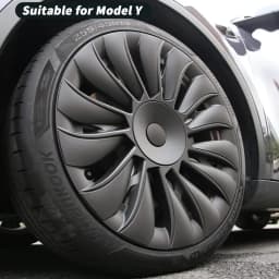 4PCS 19 Inch Hub Cap Performance for Tesla Model Y Wheel Caps Automobile Replacemen Hubcap Full Rim Cover Accessories 2018-2024
