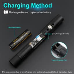 TXQSABER Lightsaber Neo Pixel Heavy Dueling RGB Color Changing Metal Hilt Smooth Swing Blaster Cosplay Jedi Light Sword Toys Kid