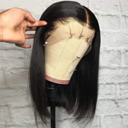 Brazilian Straight 13x4 HD Lace Front Wig Short Bob Human Hair Wigs Remy Hair for Black Women 4x4 Lace Closure Bob Wigs Cheap