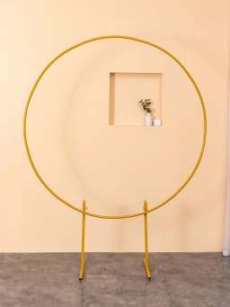 Metal Background Cover Stand Round Heightened Iron Arch Balloon Stand Birthday Party Baby Shower Background Decoration Stand