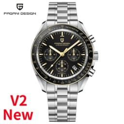 PAGANI DESIGN Sport Panda Mens Watches Quartz Chronograph Luxury Automatic Business Stainless Steel Waterproof Reloj Hombre 2026