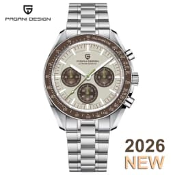 PAGANI DESIGN Sport Panda Mens Watches Quartz Chronograph Luxury Automatic Business Stainless Steel Waterproof Reloj Hombre 2026