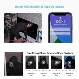 H.View 4K 8Ch Poe Nvr 8Mp Cctv Security System Face Detection H.265 Network Surveillance Audio Video Recorder Xmeye Onvif
