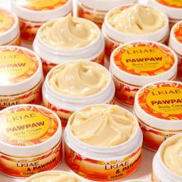 LKIAE Pawpaw Lightening Body Cream, With Carrot Oil, Deeply Moisturizing, Smooth Skin, Anti Dark Spots, Hyperpigmentation, 200ml