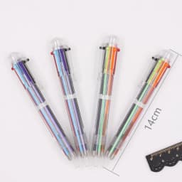 Jonvon Satone 20 Pcs Creative Six Color Ball Point Pen School Office Supply Ball Pen Gift Stationery Papelaria Escolar Wholesale