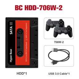 Batocera 500GB/2TB Retro Game Console With 52000+Games Gaming HDD For PS3/PS2/Wii/Sega Saturn/N64/NDS/SNES/MAME for Windows PC