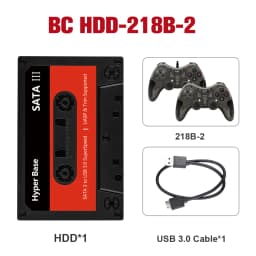 Batocera 500GB/2TB Retro Game Console With 52000+Games Gaming HDD For PS3/PS2/Wii/Sega Saturn/N64/NDS/SNES/MAME for Windows PC