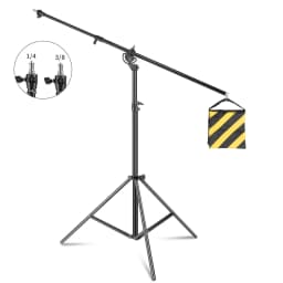 Light C Stand 1.6-4M Metal Tripod Crossbar Arm Magic Photography Equip Heavy Duty Studio Photo Accessory lighting Boom Arm