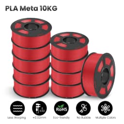 JAYO ABS/PLA META/PETG/SILK/TPU/Wood/ Rainbow/Marble 3D Printer Filament 1.75mm 10 Roll 3D Printing Materials for 3D Printer