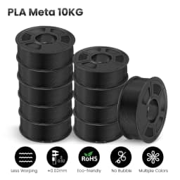 JAYO ABS/PLA META/PETG/SILK/TPU/Wood/ Rainbow/Marble 3D Printer Filament 1.75mm 10 Roll 3D Printing Materials for 3D Printer