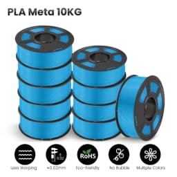 JAYO ABS/PLA META/PETG/SILK/TPU/Wood/ Rainbow/Marble 3D Printer Filament 1.75mm 10 Roll 3D Printing Materials for 3D Printer