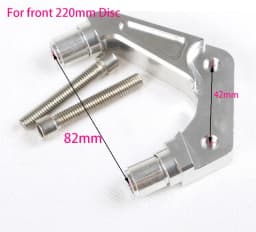 Motorcycle Brake Caliper Front Rear Disc Brake Master Cylinder adapter 220 200mm for Yamaha Kawasaki  Radial Mount Caliper