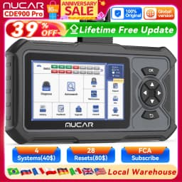 MUCAR CDE900 Pro OBD2 Scanner Auto Car Diagnostic Tools Automotive OBD Scanner Tool Code Reader 5" Touchscreen 2+32G Free Update
