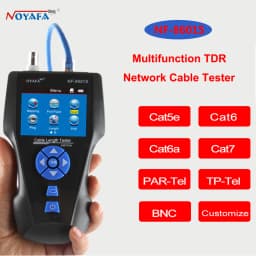 NOYAFA NF-8601S Multifunction TDR Enthernet Cable Tester Rj45 Rj11 BNC Cat5 Cat6 6E Cat7 POE Lan Test Ping Network Cable Tracker