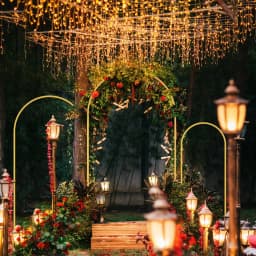 Metal Wedding Arch, Set of 3 Backdrop Stand for Wedding, Bridal, Indoor Outdoor Party Decoration
