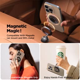 Joyroom Ring Phone Holder Colorful Magnetic Kickstand Silicone Ring Magnetic Phone Grip Holder Stand For iPhone 16 15 14 Pro Max