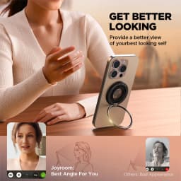 Joyroom Ring Phone Holder Colorful Magnetic Kickstand Silicone Ring Magnetic Phone Grip Holder Stand For iPhone 16 15 14 Pro Max